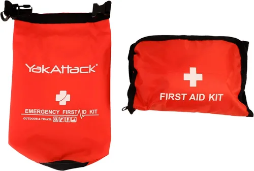 YakAttack Kit de primeros auxilios impermeable para canotaje y kayak con bolsa seca | Esenciales de emergencia médica y de supervivencia | Equipo de