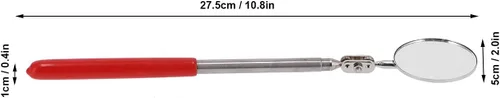 Miniatura 2 de Yosoo Espejo de inspección flexible CT‑502, inspección de soldadura de reparación de tuberías de aire acondicionado, espejo telescópico redondo, una