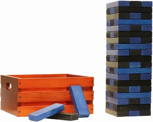 Miniatura 52 de Tailgating Pros Maderas gigantes de primera calidad con caja manchada: ¡elige los colores de tu equipo! Juego gigante para patio al aire libre