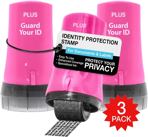 Miniatura 21 de Guard Your ID Advanced Roller 2.0 - Sello de seguridad para prevención de robo de identidad, color azul