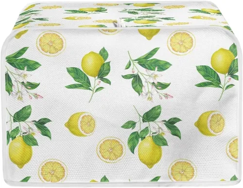Miniatura 14 de Dreaweet Cubierta abstracta para tostadora de margaritas, protección contra el polvo, cubierta para hacer pan, resistente a las manchas, lavable a