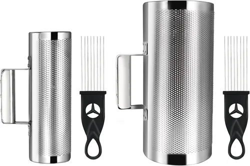 Miniatura 13 de Soulmate Guiro Instrument Guiro Shaker de acero inoxidable 3 "10" y 6 "12" Instrumento de percusión con raspador, acompañamiento de banda