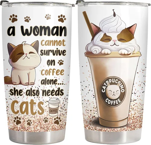 Miniatura 23 de 34HD Cute Pig - Vaso de 20 onzas con tapa, diseño de cerdo, de acero inoxidable, aislado al vacío, taza de café de viaje, regalo de cumpleaños