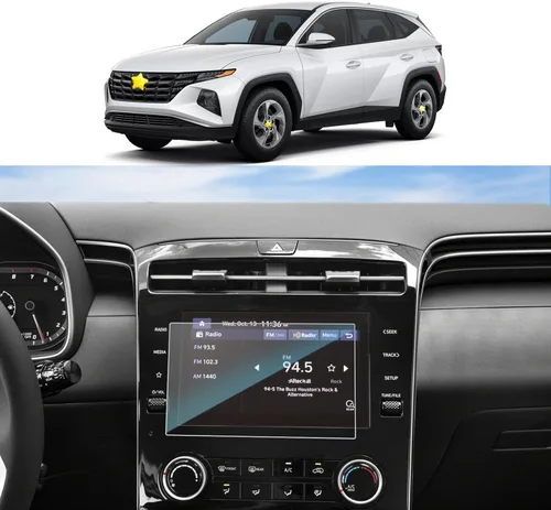 SKTU Protector de pantalla para Hyundai Tucson 2023 2024 de 8 pulgadas para Hyundai Tucson/Hyundai Santa Cruz 2022 2022 2023 2024 [antiarañazos,