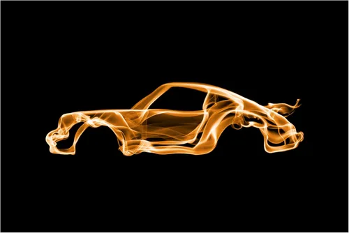 Miniatura 2 de Lienzo decorativo para pared, diseño de Octavian Mielu 'Porsche 911 Turbo' para decoración de sala de estar, dormitorio u oficina, 12 x 19 pulgadas