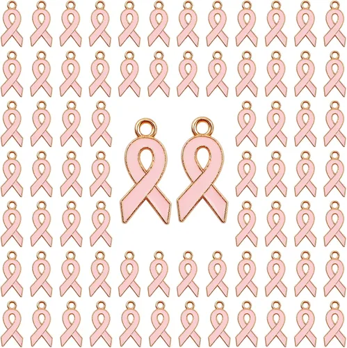 Miniatura 16 de WANDIC Colgantes de cinta, violencia doméstica, lupus, alzheimer, concientización sobre el cáncer de páncreas de aleación para la fabricación