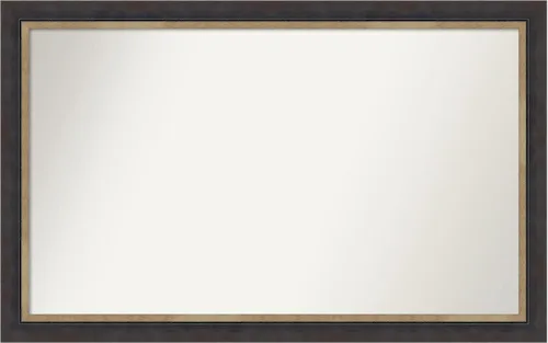 Miniatura 266 de Amanti Art Espejo personalizado, espejo de baño negro Astor, espejo de pared o espejo de tocador de baño sobre el fregadero (25 x 25 pulgadas)