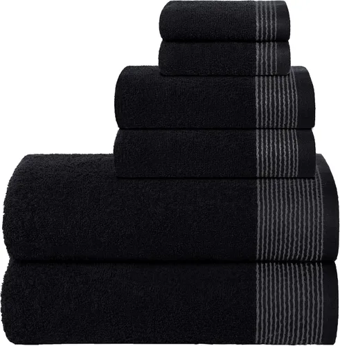 Miniatura 37 de Belizzi Home Juego de 3 toallas de algodón ultra suave, contiene una toalla de baño de 28 x 55 pulgadas, una toalla de mano de 16 x 24 pulgadas y un