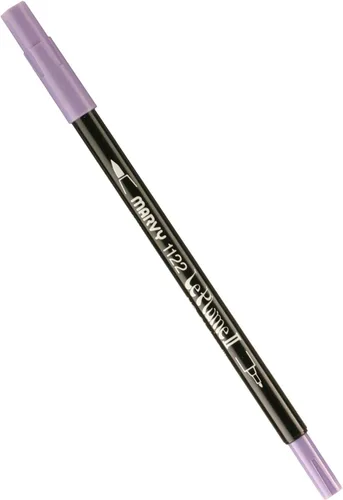 Miniatura 79 de Uchida 1122-C-3 Marvy Extra Fine Tip Le Plume II Rotulador de doble punta, azul