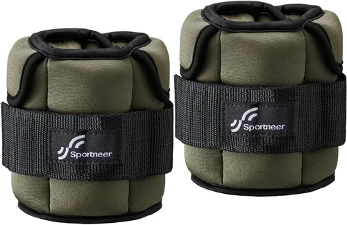 Miniatura 6 de Sportneer Adjustable Ankle Weights for Women & Men, Leg Weights Set with Removable Weights, Upgraded with Handles for Easy Adjustment, Comfortable &
