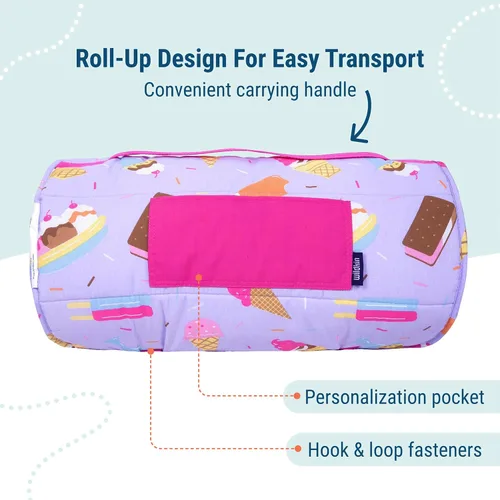Miniatura 4 de Wildkin Alfombrilla para Siesta Infantil Original – Cómoda Alfombrilla para Dormir con Almohada, Ideal para Escuela y Viajes Dulces sueños