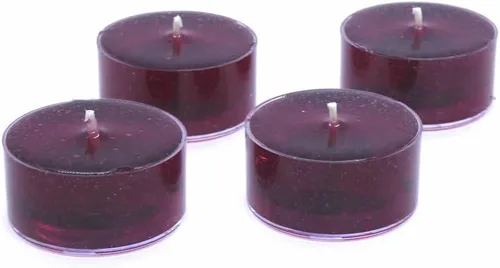 Miniatura 3 de Paquete de 24 velas de gel perfumadas a base de aceite mineral con aroma a sangre de dragones, 8 horas cada una The Gel Candle Company