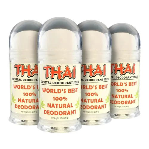 Miniatura 9 de Desodorante Thai Crystal Piedra de alumbre de sal mineral natural de potasio Sin perfume, sin aluminio, desodorante hipoalergénico para mujeres