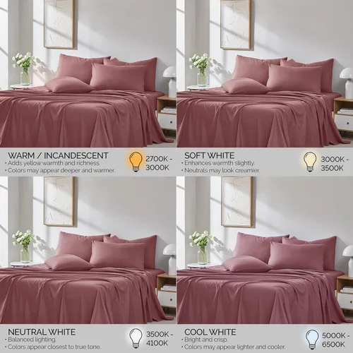 Miniatura 328 de Southshore Fine Living, Inc. Juego de 7 piezas de sábanas King divididas para cama ajustable, juego de sábanas King divididas con bolsillo de 21