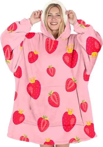 Miniatura 12 de Warmstorey Manta con Capucha Portátil para Mamá Esposa La Mejor Sudadera de Todos los Tiempos - Regalo de Navidad del Esposo Hija Aniversario
