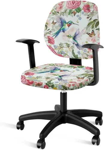 Miniatura 40 de Talayituse - Funda para silla de oficina o computadora con estampado de estrellas de playa, funda de asiento dividida elástica, extraíble y lavable