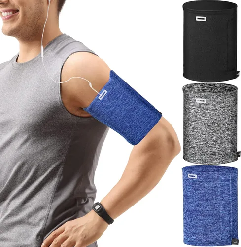 3 pulseras de teléfono para correr para hombres y mujeres, bandas universales para teléfonos de menos de 7 pulgadas, bandas de brazo para teléfono