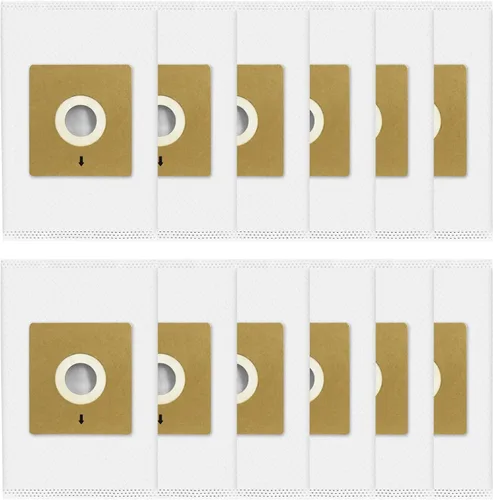Miniatura 7 de Paquete de 6 bolsas de vacío NEN170 compatibles con aspiradora Eureka NEN170, reemplazo de bolsas de polvo de microfiltración especializadas