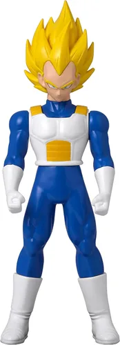 Miniatura 4 de BANDAI Dragon Ball Flash Series Super Saiyan Vegeta Figura de acción Figura coleccionable de 4 pulgadas de alto contiene moneda, manga de Dragon