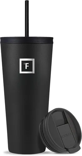 Miniatura 20 de IRON °FLASK Taza clásica - Botella de agua de acero inoxidable aislada al vacío, de doble pared, taza para beber, taza de viaje aislada