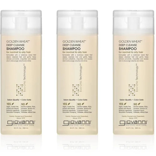 Miniatura 8 de Productos Giovanni., Champú - 1 paquete, Trigo dorado (aceite de menta + aloe vera)