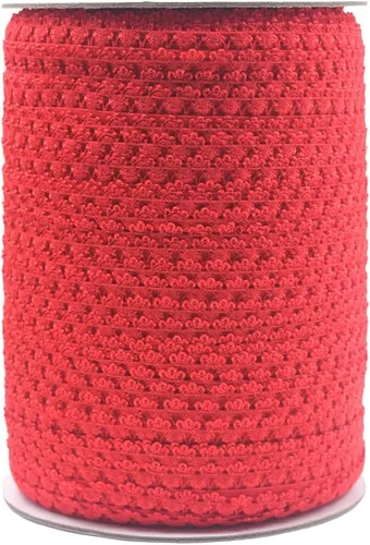 Miniatura 39 de Bristlegrass Picot Loop - Banda elástica para coser de 1/2 pulgada, 0.512 in, corona de carrete con volantes, cinta elástica de encaje para atar