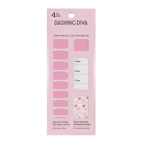 Miniatura 22 de Dashing Diva Flor Azul - Tiras de uñas de gel brillantes, sin rayos UV, resistentes al astillado, de larga duración, juego de manicura de 3 piezas