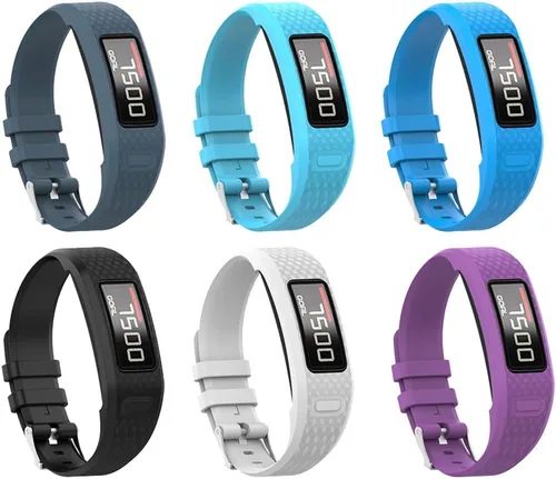 Miniatura 12 de Bandas compatibles con Garmin Vivofit 1/Vivofit2, correa de repuesto de silicona suave y colorida para Vivofit 1/Vivofit 2 Activity Tracker