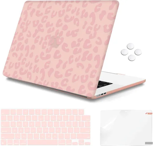 Miniatura 15 de iCasso para M4 MacBook Air de 13 pulgadas Funda 2025 2024-2022 M3 M2 Modelo A 3240 A3113 A2681, Funda de plástico de patrón protector resistente