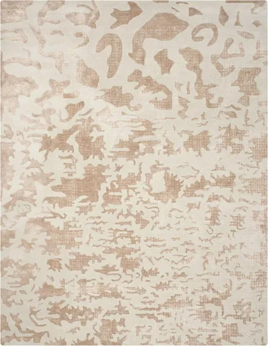 Miniatura 3 de SAFAVIEH Soho Collection SOH525A - Alfombra de lana prémium hecha a mano de 8 pies 3 pulgadas x 11 pies, color marfil