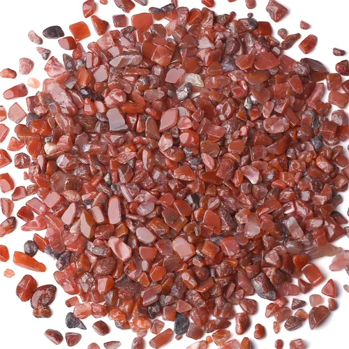 Miniatura 20 de 1 libra de amatista, grava de acuario, piedras naturales, chips de cristal de curación, piedras preciosas a granel, piedras trituradas y aplastadas