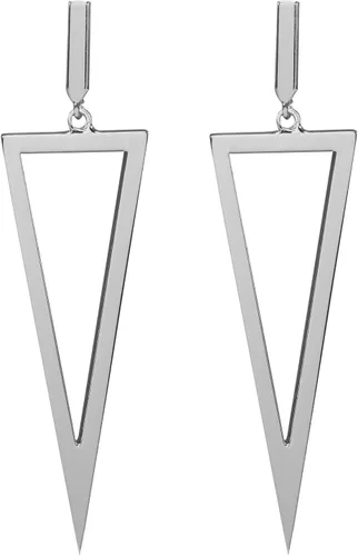 Miniatura 12 de LILIE&WHITE Pendientes colgantes de triángulo de metal para mujer, joyería de disfraz