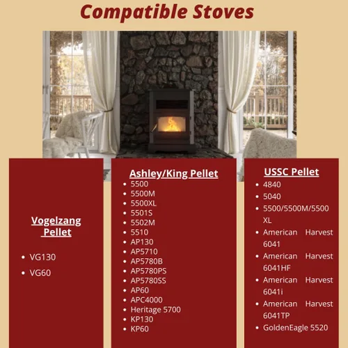 Miniatura 4 de US Stove Co 250W Encendedor, Pellet Part King & Ashley y USSC # 80619/80481 ¡ENVÍO PRIORIDAD GRATIS!
