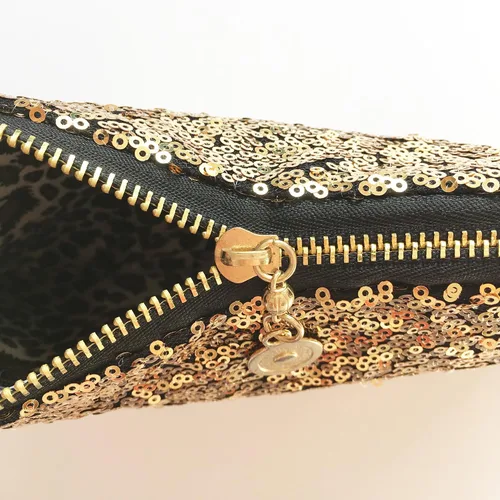 Miniatura 5 de BeneAlways Paillettes - Bolso de mano para mujer, diseño de lentejuelas