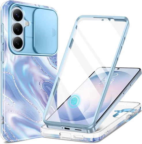Miniatura 15 de GVIEWIN Funda para Samsung Galaxy S26 Plus, [cubierta deslizante para cámara y protector de pantalla integrado] [grado militar a prueba de golpes]