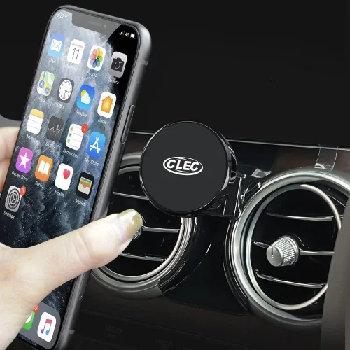 BEERTE Soporte de teléfono para automóvil para Mercedes Benz Clase C 2016-2022, Benz Clase GLC 2016-2023, soporte magnético fuerte para teléfono,