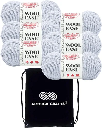 Miniatura 31 de Lion Brand Wool Ease Canyon Sunset 620-003 (3-Skeins - Mismo Lote de Tinta) Estambre Medio #4 Acrílico, Hilo de Lana para Crochet y Tejido con Bolsa