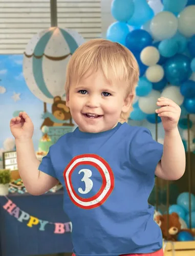 Miniatura 2 de Tstars Capitán 3er cumpleaños camisa niño tercer traje 3 años niño niño regalo fiesta camisas