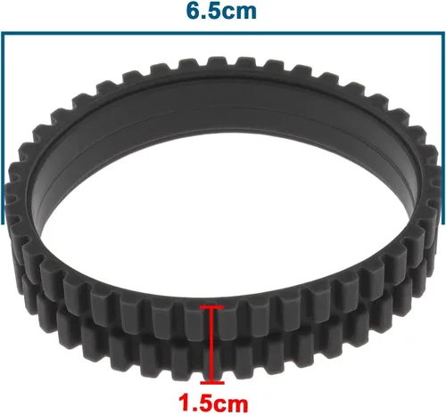 Miniatura 4 de Create idea 2 neumáticos antideslizantes de repuesto compatibles con Eufy RoboVac 11S/11S MAX/ 15T/ 30/30C/ 15C/ 15C MAX antidesgaste