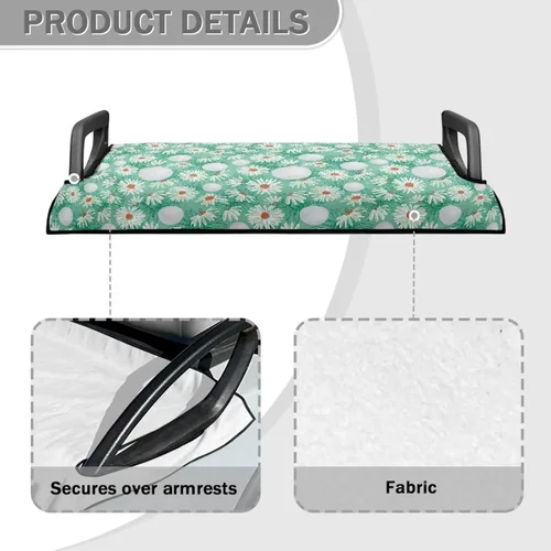 Miniatura 4 de Fundas de asiento de carrito de golf de ajuste universal, cómodos accesorios de manta de asiento de carrito de golf, fundas de asiento de carrito