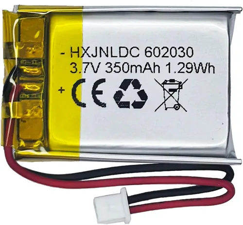 DC 3.7V 350mAh 602030 Batería de litio para auriculares Bluetooth VXI BlueParrott B350-XT B450-XT B550-XT B350XT B450XT B550XT B550XT Bluetooth,