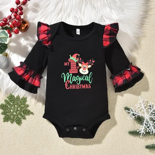 Miniatura 9 de HINTINA Conjunto de ropa para bebé recién nacida con diadema para el primer Halloween