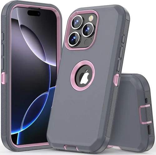 Miniatura 20 de COOYA Funda para iPhone Air de Protección Completa del Cuerpo contra Caídas, Funda Resistente a Prueba de Golpes de 3 Capas, Híbrida de Servicio