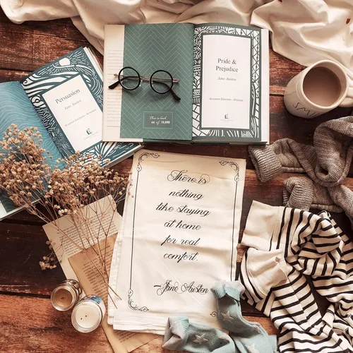 Miniatura 3 de Storiarts Jane Austen Quote Toalla de Té (Parte 2)