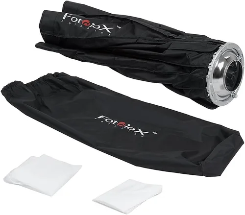 Miniatura 2 de Fotodiox EZ-Pro - Caja de luz parabólica profunda de 28 pulgadas (27.6 in) - Caja de luz plegable rápida con anillo de velocidad Profoto