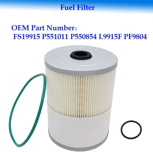 Miniatura 6 de Filtro de combustible y separador de agua FS19915 compatible con motor diesel Detroit DD13 DD15 DD16 Freightliner 108SD 114SD 122SD Reemplazo