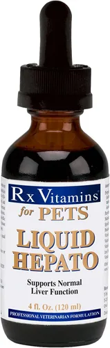 Miniatura 8 de Rx Vitamins Soporte hepato líquido para perros y gatos, suplemento de apoyo hepático con cardo mariano para perros (silimarina y silibinina)