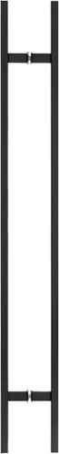 Miniatura 2 de Prima Decorative - Tirador de puerta rectangular de acero inoxidable de 72 pulgadas, mango de barra de montaje lateral trasero a trasero