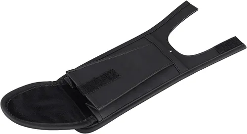 Miniatura 3 de Cubierta de tanque de cuero PU negro Panel Pad Bib W/bolsa para Harley Fatboy FLSTF 2000-2017 Softail 2000-2016