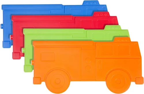 Miniatura 10 de Wildkin Paquetes de hielo para niños (paquete de 4) – Delgadas, reutilizables, mantiene el almuerzo fresco para la escuela/viajes, mariposa